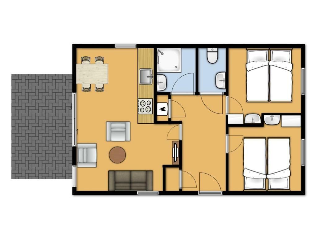 Rcn Vakantiepark De Schotsman Appartement De Caisson Камперланд Екстериор снимка